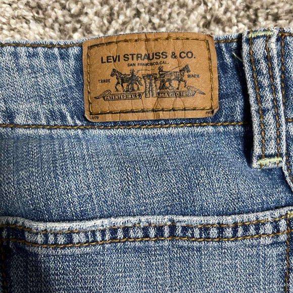 Levi's 515 Capri Cropped Blue Jeans Women’s Size 12 - Picture 6 of 14
